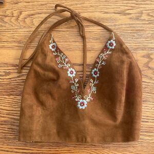 HIPPIE FLORAL FESTIVAL BRA TOP 🌸 • size small, fits sm-med • RARE